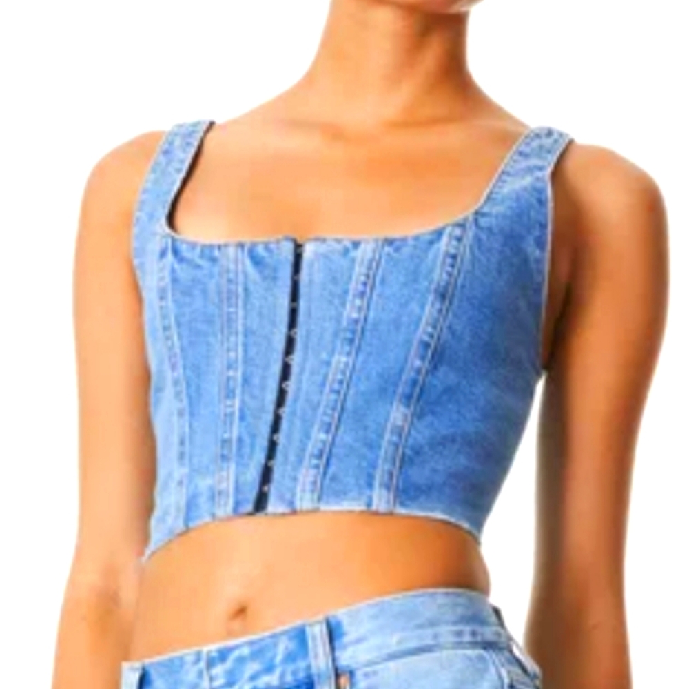 Lonestar denim corset